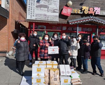 [지역사회지원팀] 행복한내일을여는사람들 월롱면 '설명절 복 나눔'행사